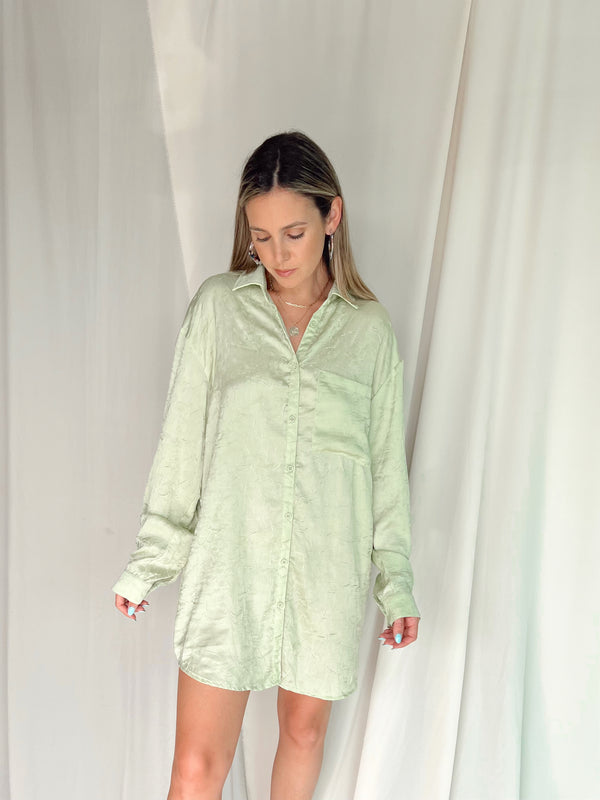 ALLEGRA MATCHA TUNIC