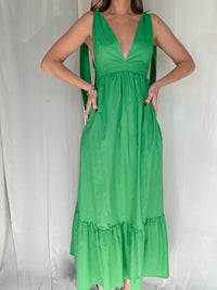 LORI GREEN MAXI DRESS