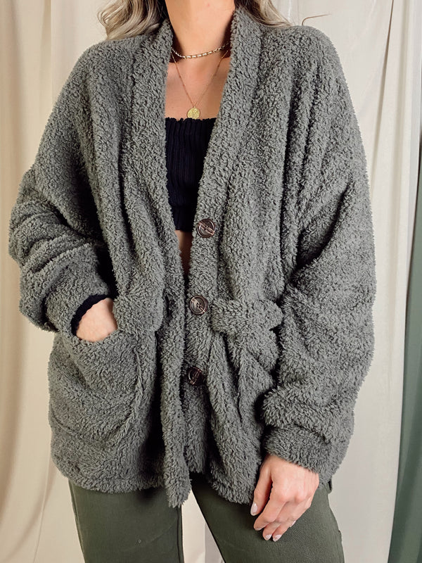 LILAH FLEECE CARDIGAN