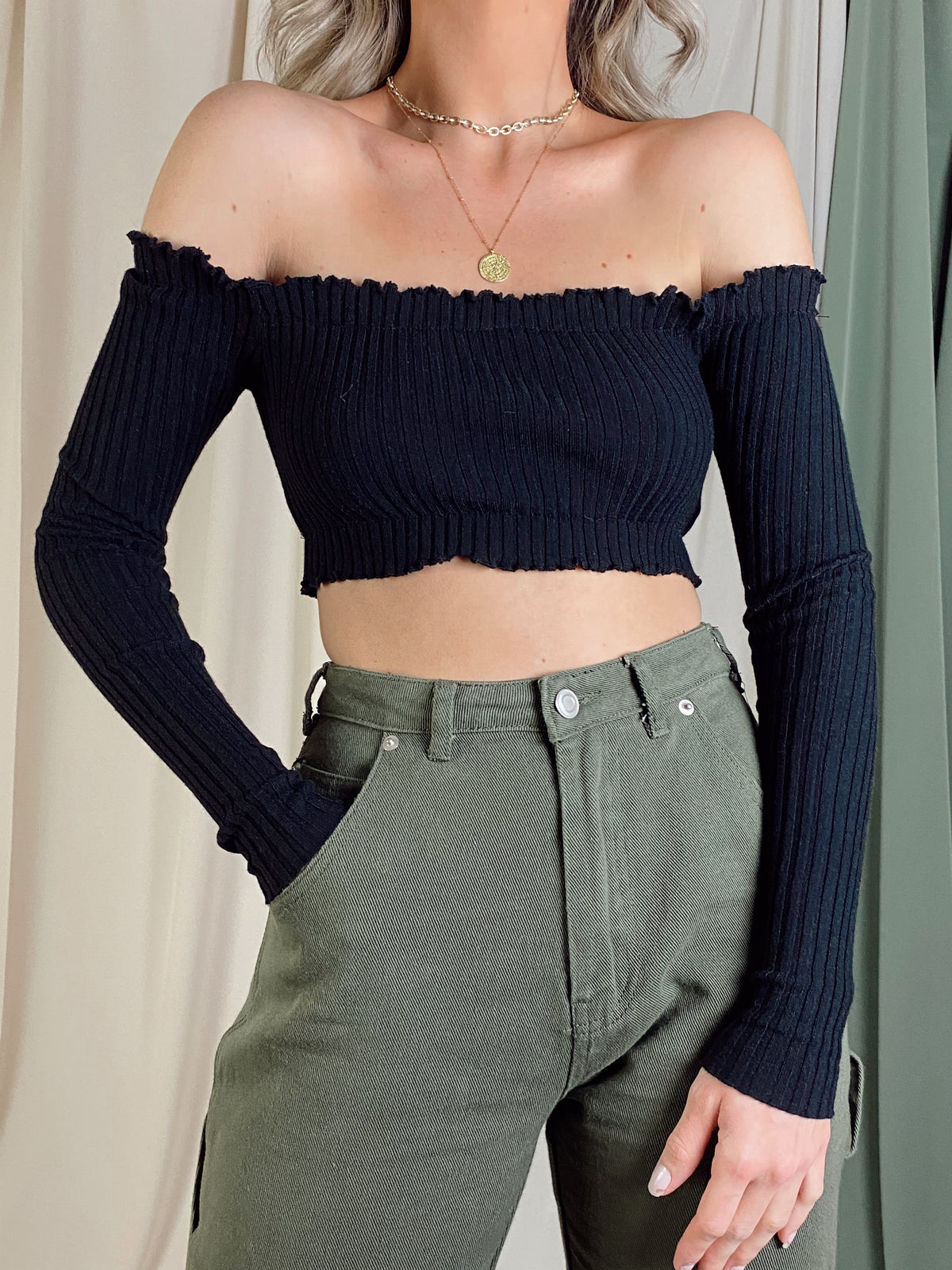PORTIA OFF THE SHOULDER TOP