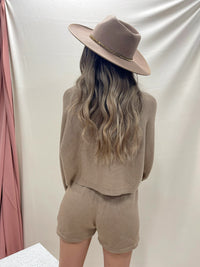 FRAY MOCHA KNIT SET