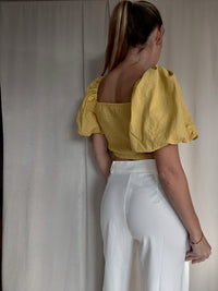 RILEY MUSTARD TOP