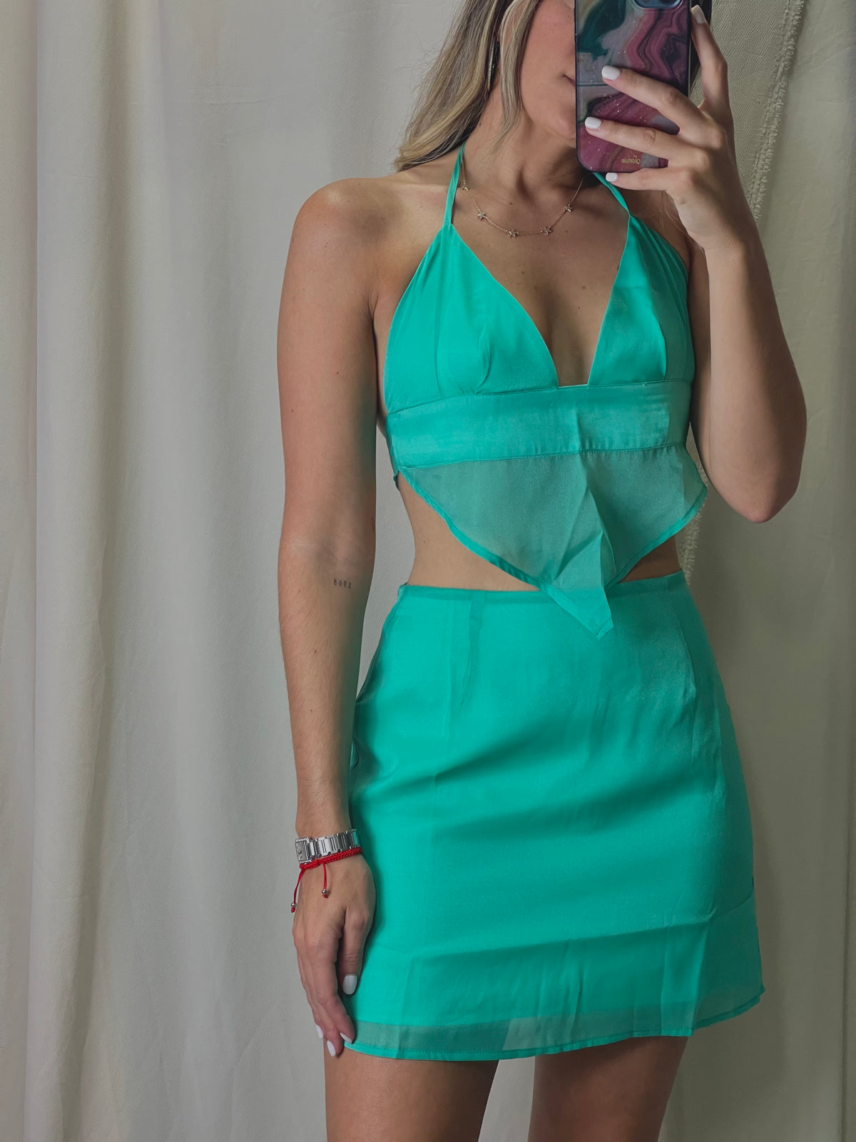 HAZEL MINI SKIRT JADE