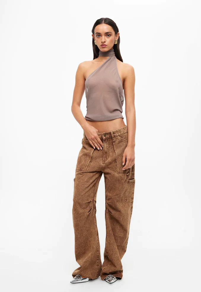 LUX TIE TOP