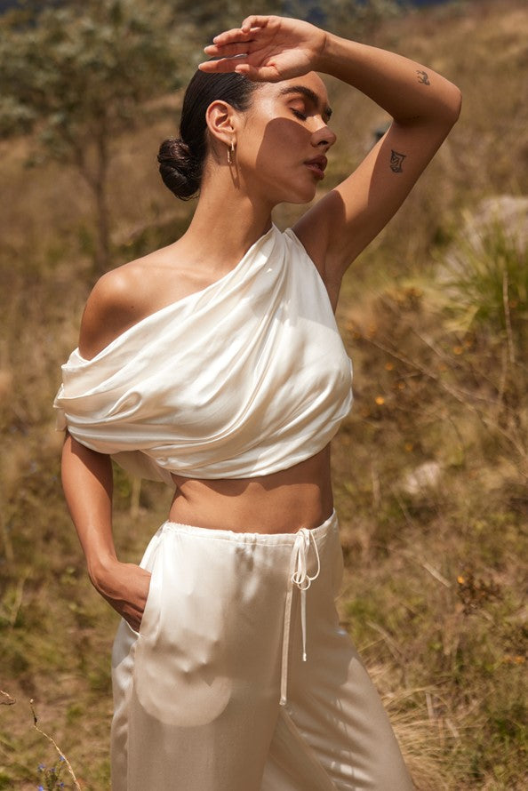 DOVE DRAPE TOP