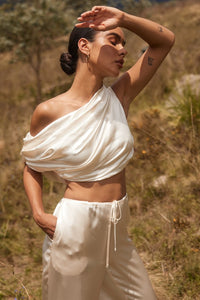 DOVE DRAPE TOP