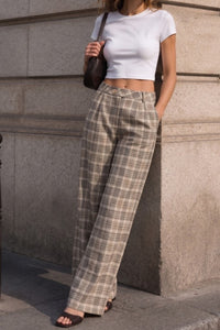 PLAID PANTS
