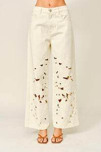 EMBROIDERED PANTS