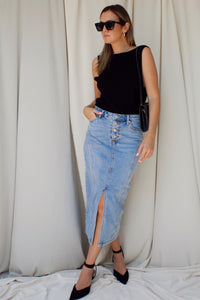 EMMA DENIM SKIRT