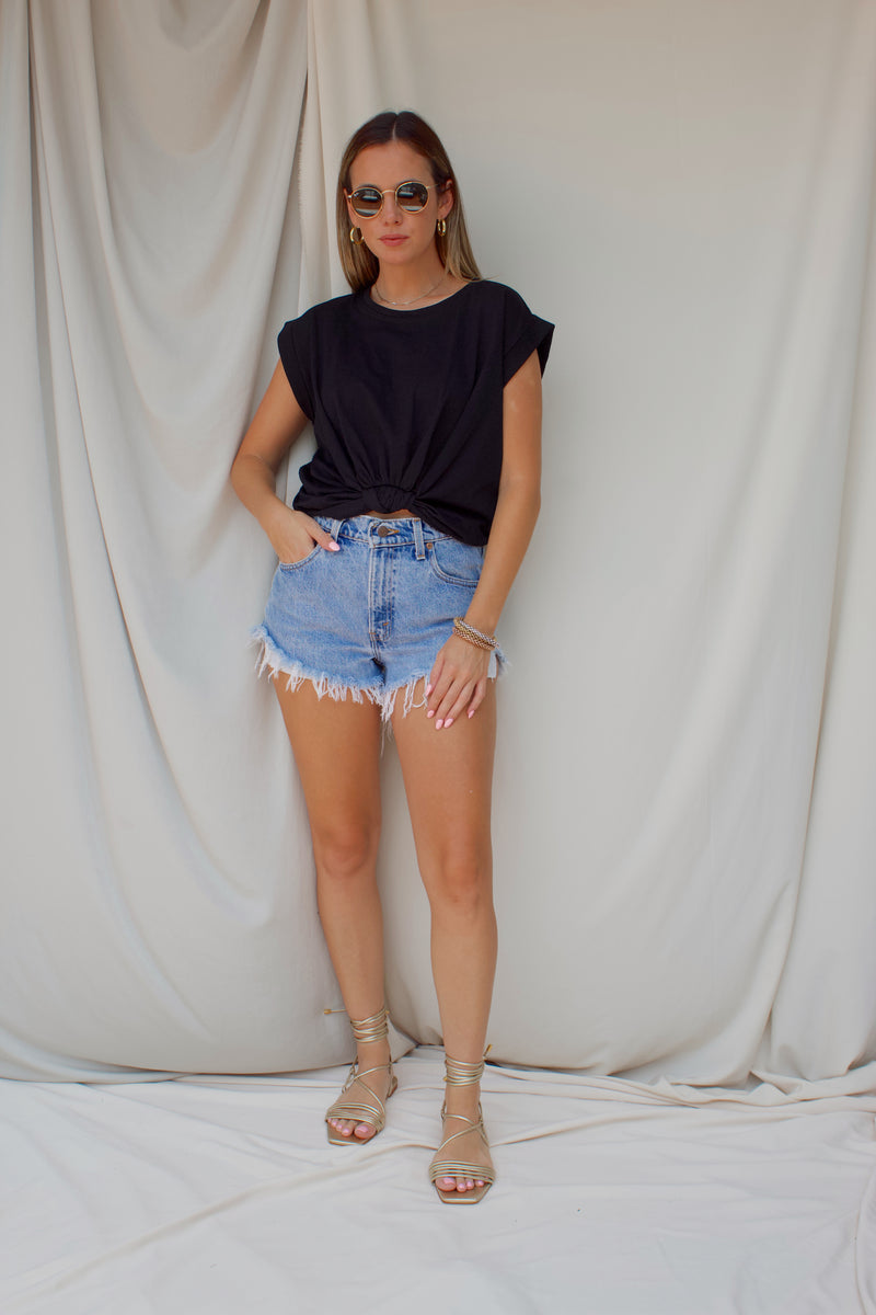 HAVANA KNOTTED FRONT TOP