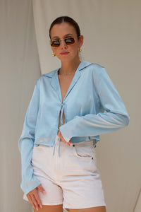 LOUELLA TOP BABY BLUE