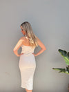 CHABELI WHITE MIDI DRESS