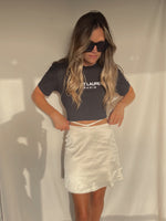 GIN MINI SATIN SKIRT