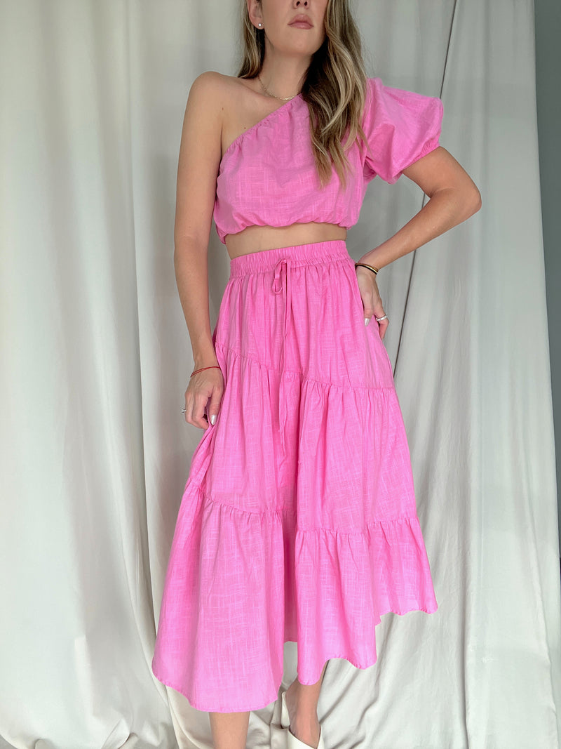 BUNI PINK SKIRT SET