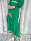 VIGGO GREEN SKIRT SET