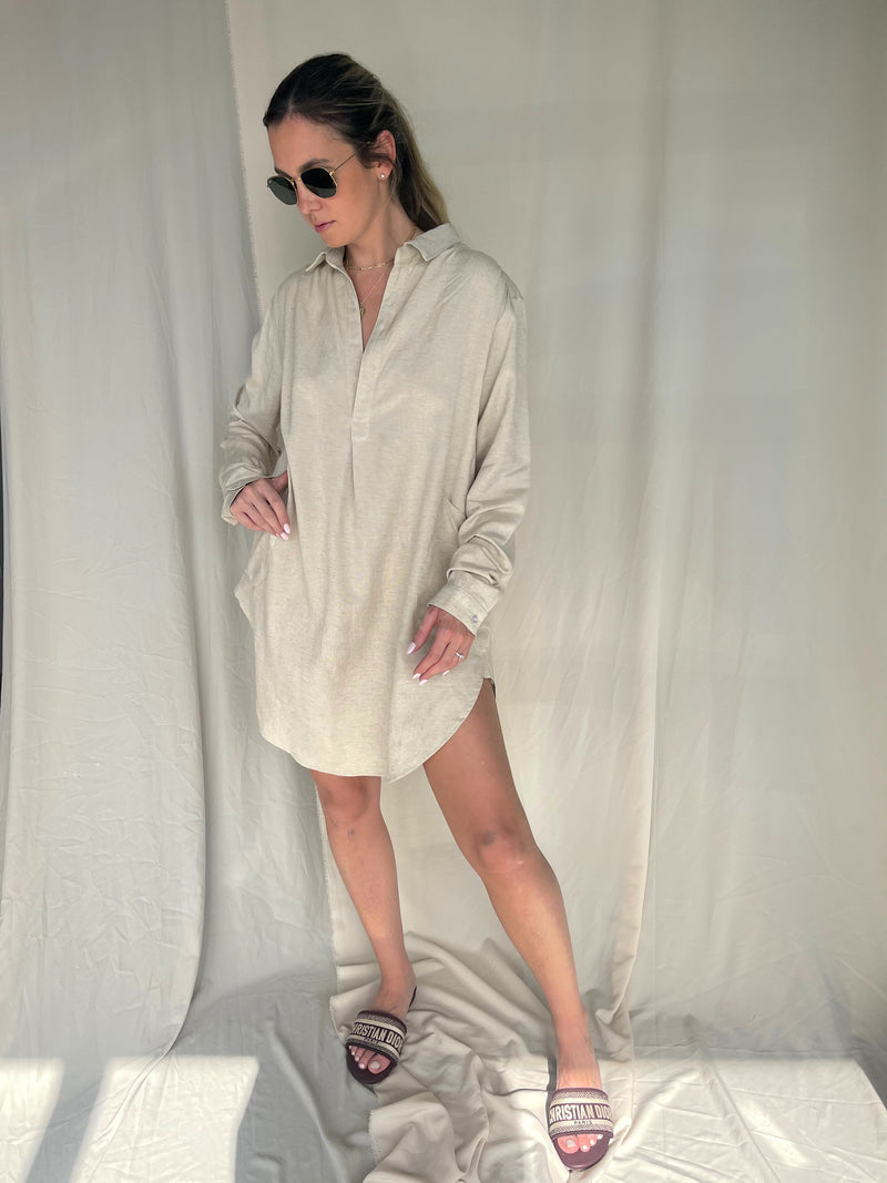 EVIAN LINEN COVERUP