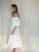 MALIBU WHITE MIDI DRESS