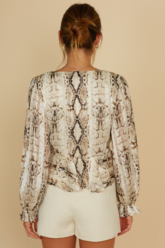 JESS SNAKE TOP