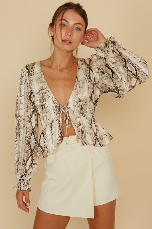 JESS SNAKE TOP