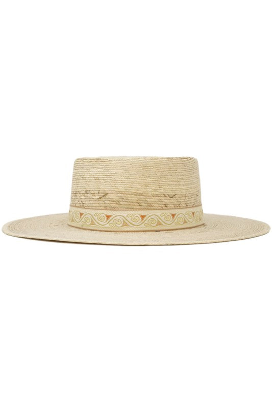 LEYVA STRAW BOATER