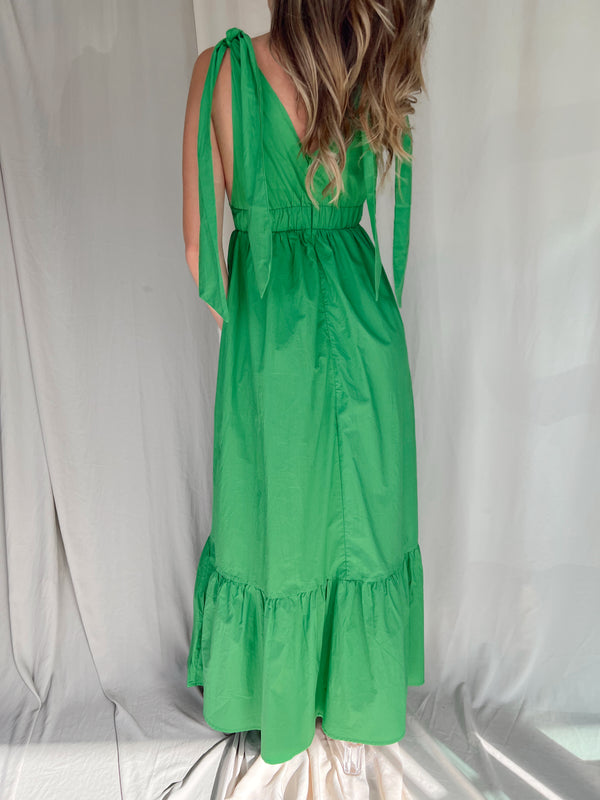 LORI GREEN MAXI DRESS