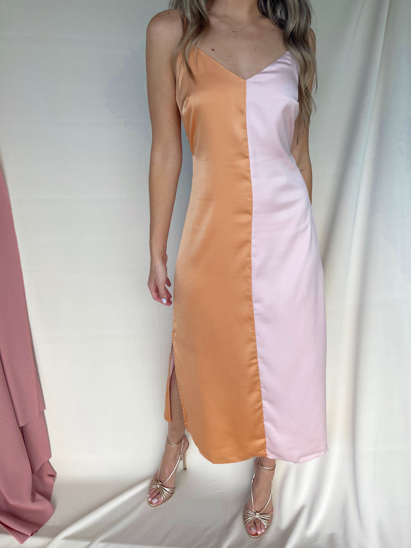 CECI TWO TONED DRESS