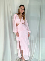 JULI PINK MIDI DRESS