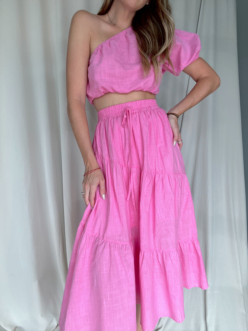 BUNI PINK SKIRT SET