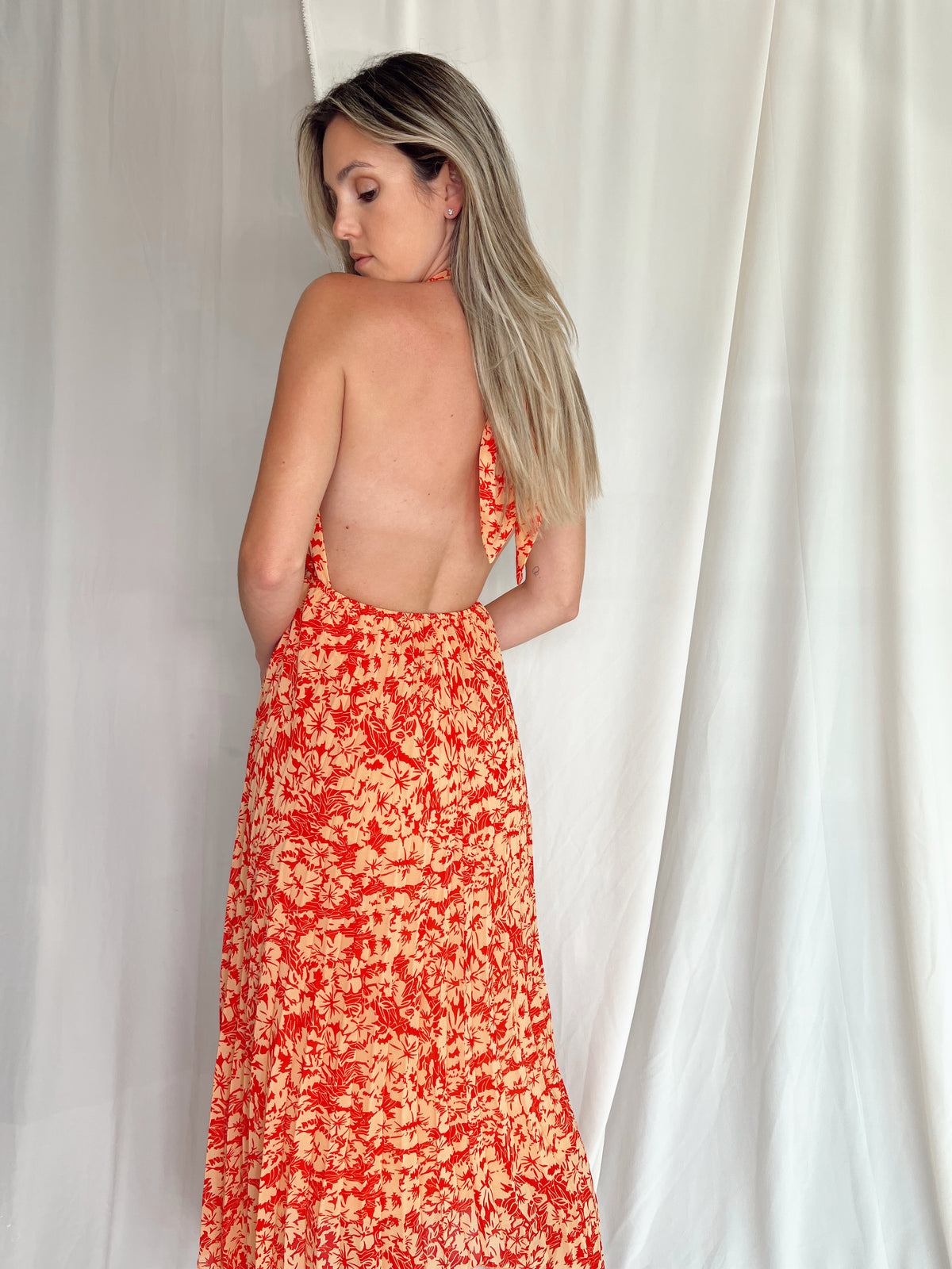 MUS PRINT MAXI DRESS