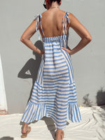 ROSALEE BLUE STRIPE MAXI