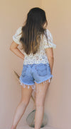 JANE CROCHET TOP