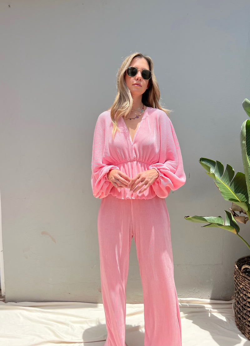 SOFIA PLEATED PANT SET