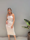 CHABELI WHITE MIDI DRESS