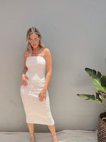 CHABELI WHITE MIDI DRESS