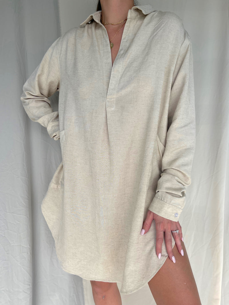 EVIAN LINEN COVERUP