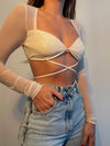 ZIGGY MESH BRA TOP