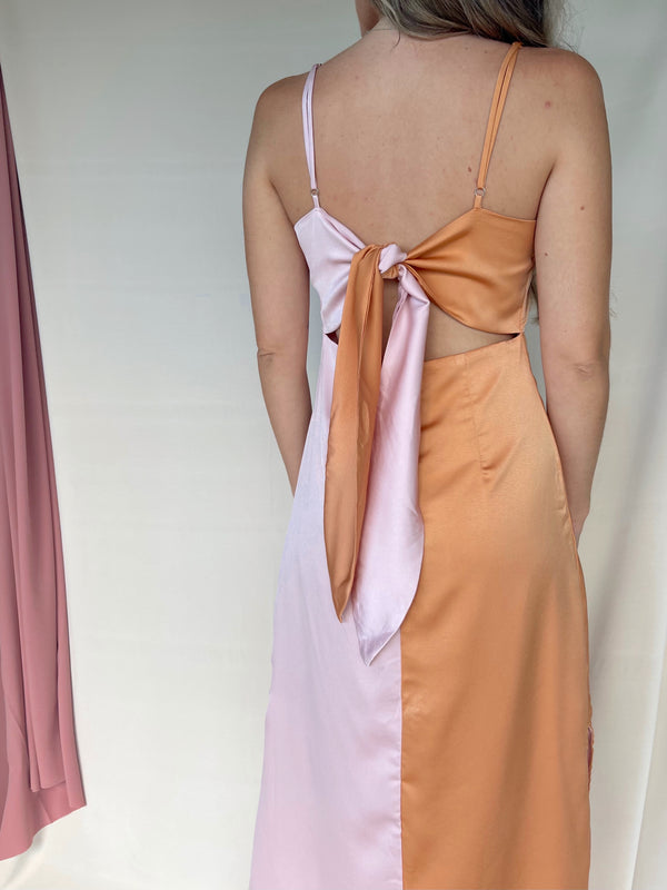 CECI TWO TONED DRESS