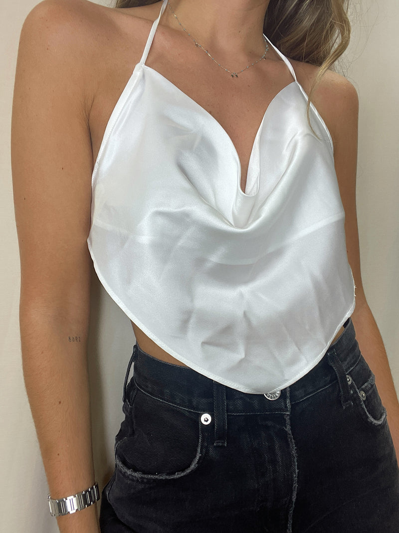 STORM WHITE BANDANA TOP