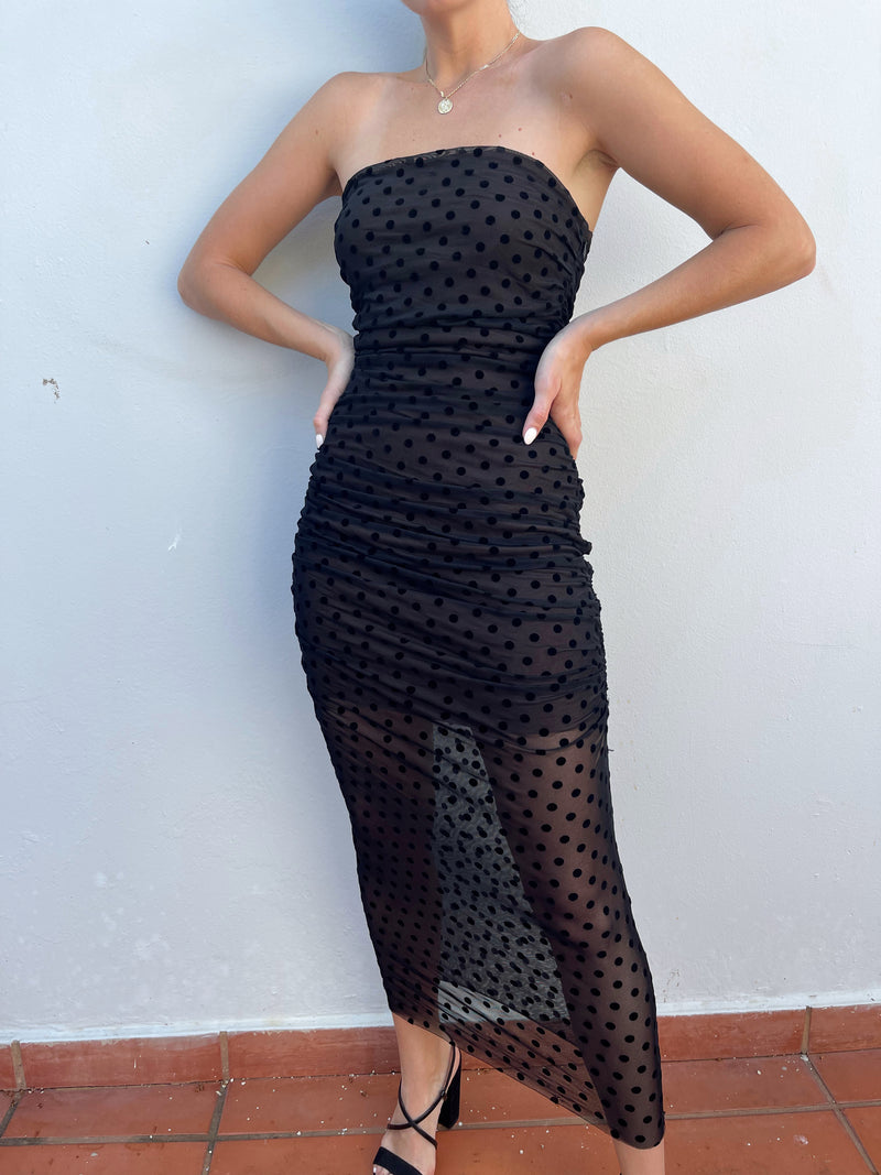 SKAI STRAPLESS MAXI DRESS