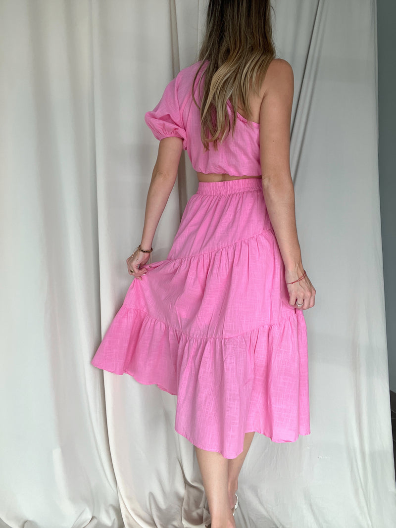 BUNI PINK SKIRT SET