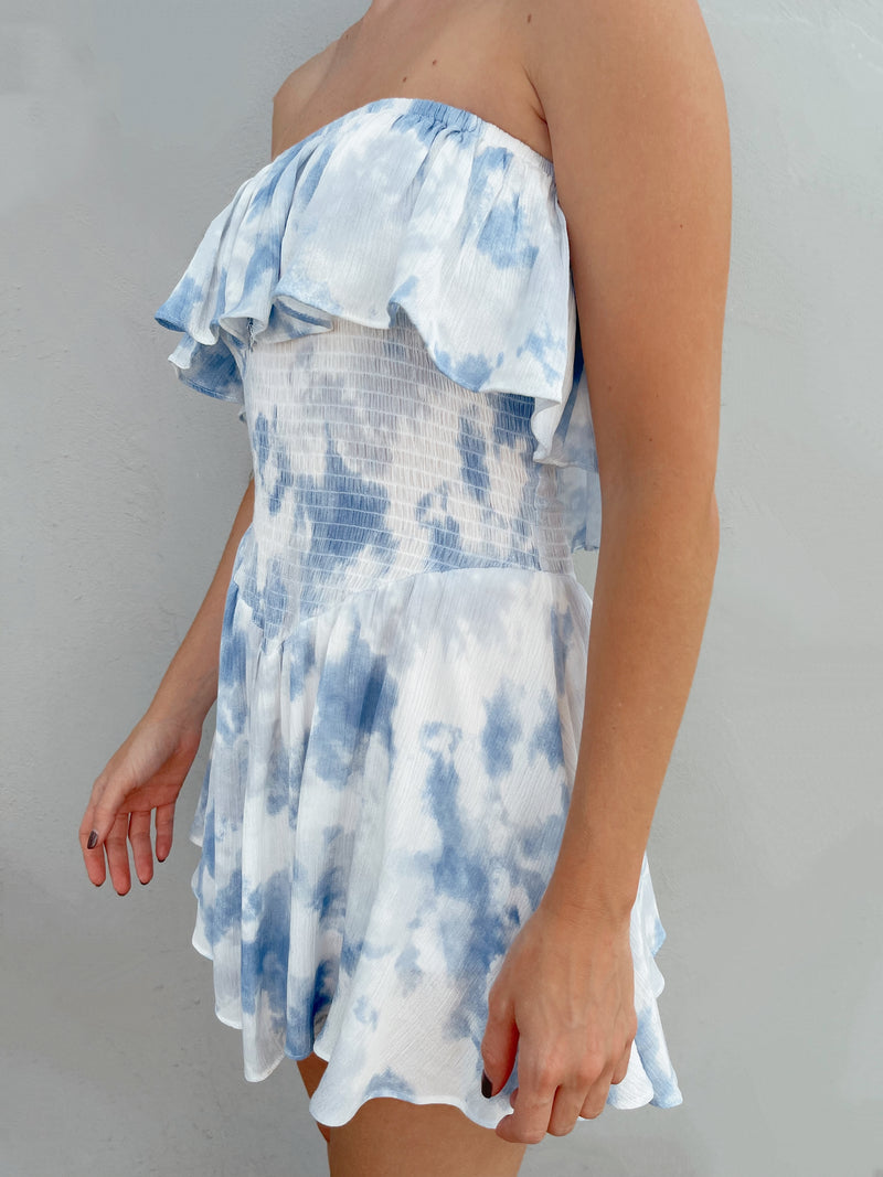MOIRA TIE DYE ROMPER