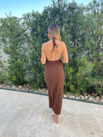 AVOCA HALTER MAXI DRESS