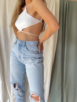 JUPITER WHITE CROP TOP