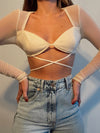 ZIGGY MESH BRA TOP