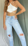 JUPITER WHITE CROP TOP