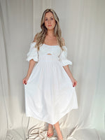 MALIBU WHITE MIDI DRESS