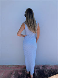 BASEL BLUE MAXI DRESS