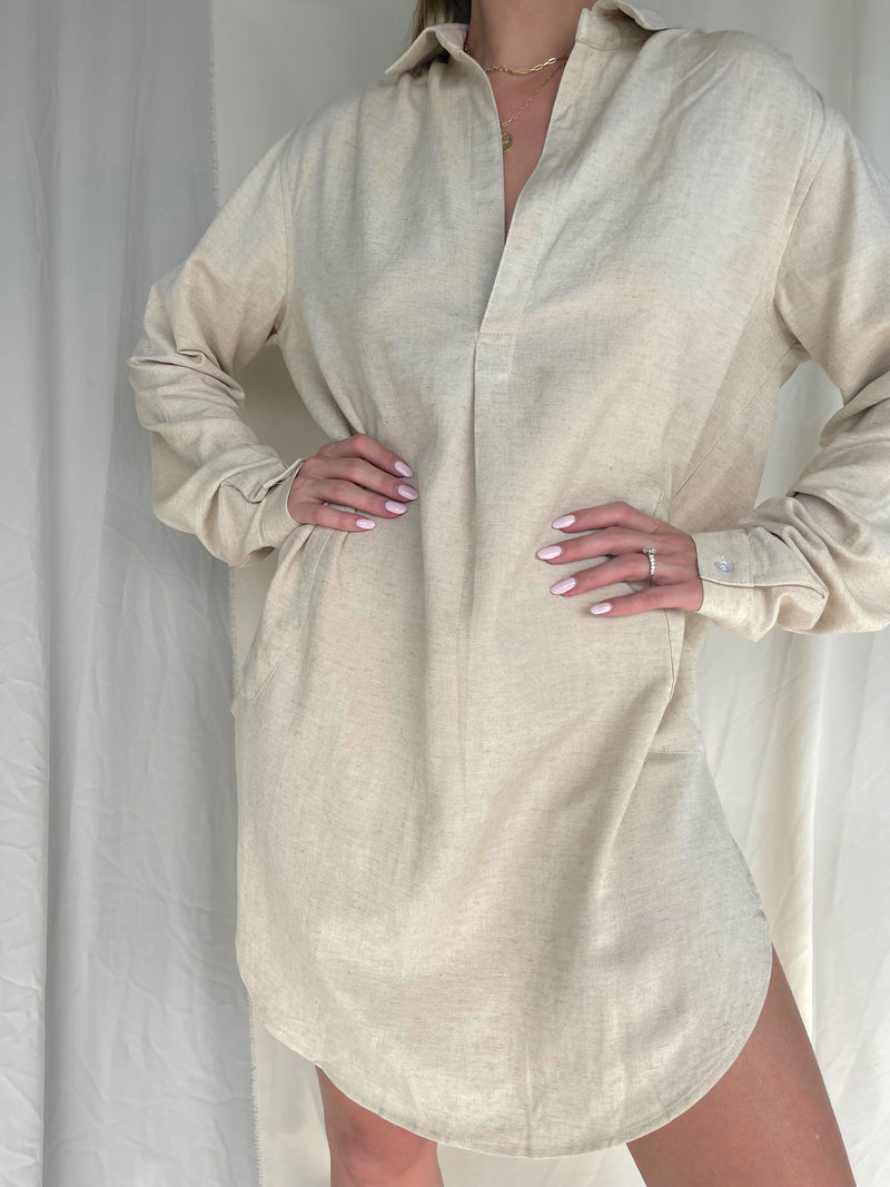 EVIAN LINEN COVERUP