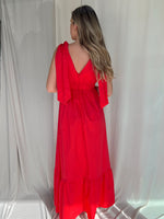 LORI RED MAXI DRESS