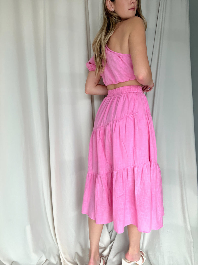 BUNI PINK SKIRT SET